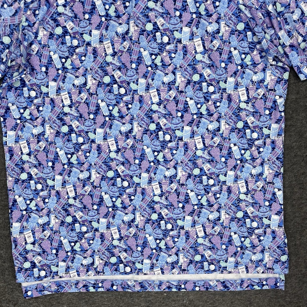 Peter Millar CaddyShack Cocktail bomb Summer Comfort Polo Mens M Watersound club - Picture 3 of 14